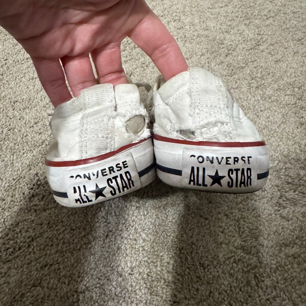 7 1/2 Women’s Converse CT Shoreline Slip Shoes - White - Box - Picture 5 of 10